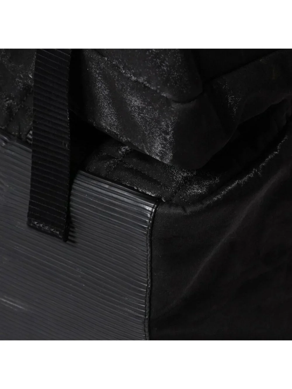 Chanel Sports Line Boston Bag Quilted Black Silver
